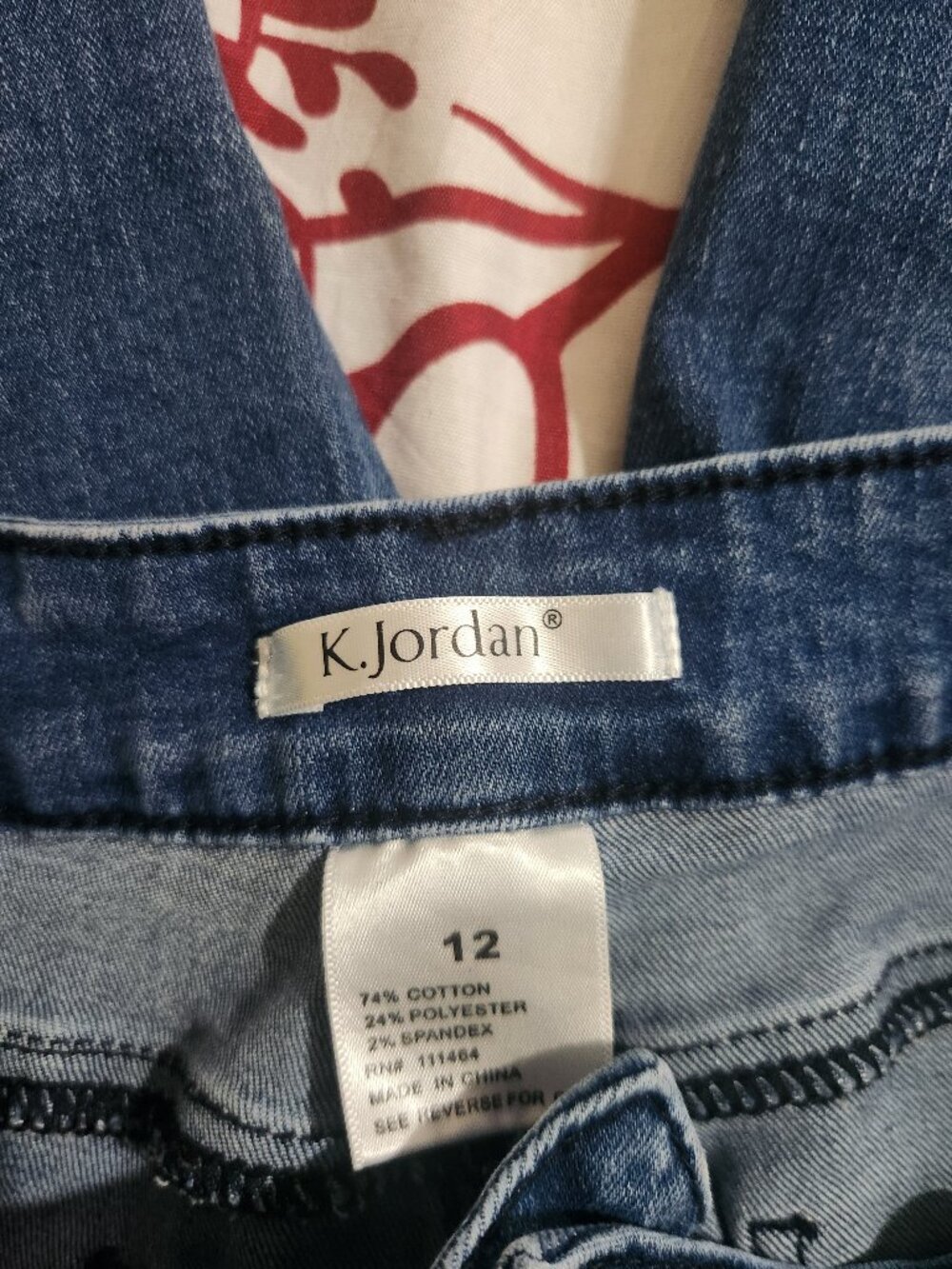 K. Jordan blue jeans